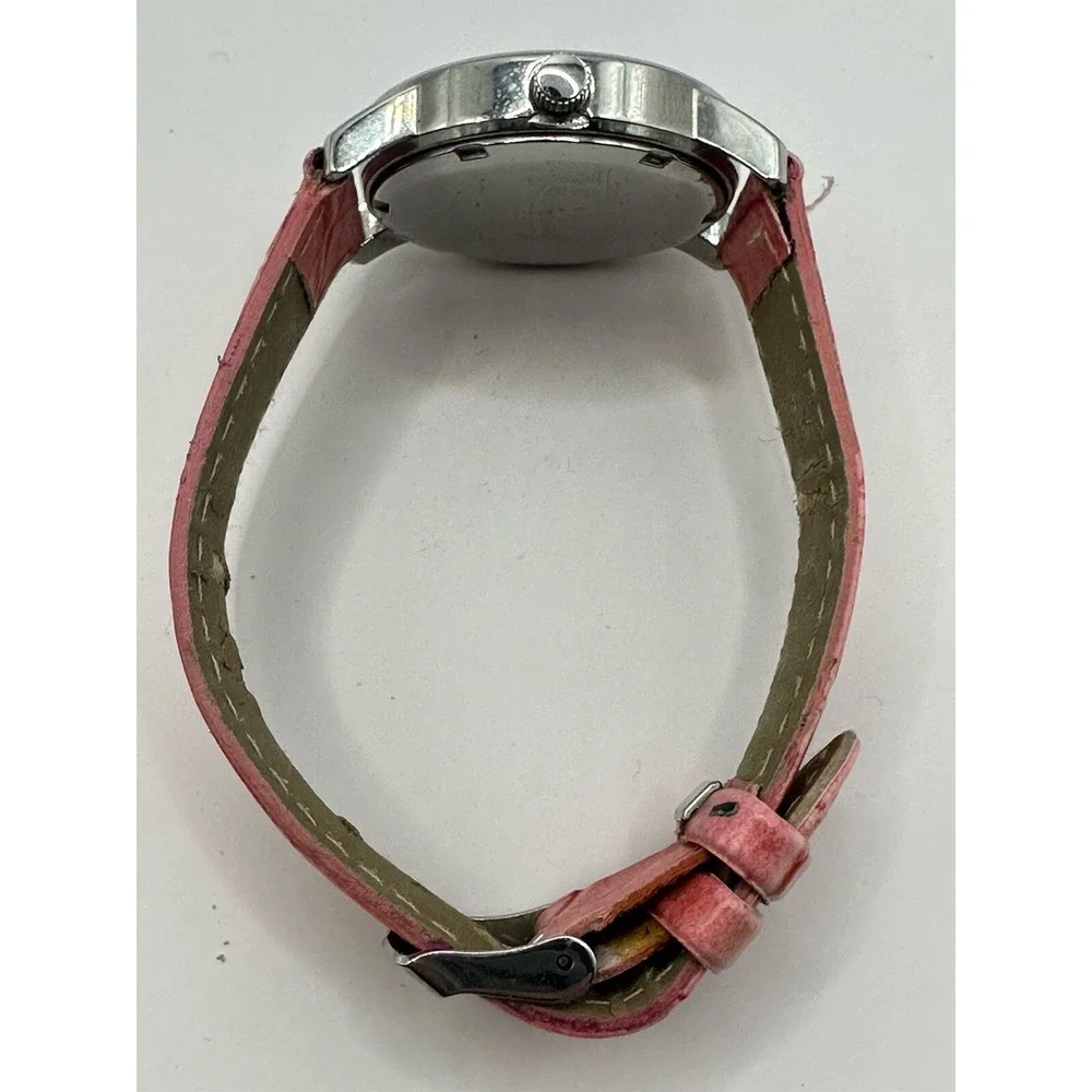 Fossil jr-8643‎ Womens Watch Pink Band Dial New Battery 31MM 8